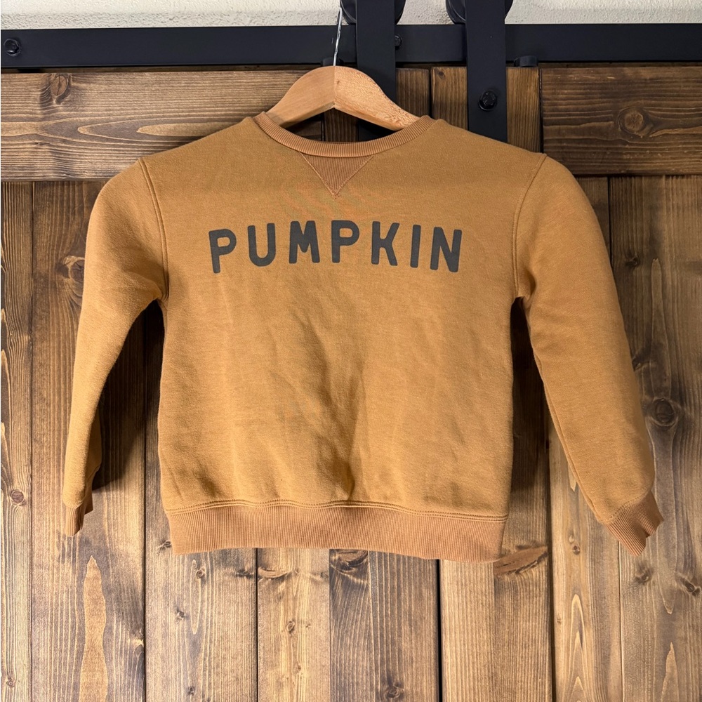 Pumpkin kids Crewneck Sweater - Tan